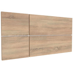 Tête de Lit 100 cm Style Nordique Têtes de lit Originales en Bois Décorative Briebe Natura  Bois 01246