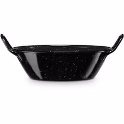 Briebe - Levante Poêle à Paella Induction 38cm, Acier Émaillé, Casserole Profonde 8 l Tous Feux Noir
