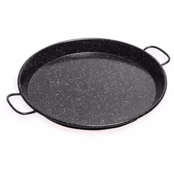 Briebe - Levante Poêle à Paella Induction 16 cm, Acier Émaillé, Mini Paella, Snack, Dégustation Noir
