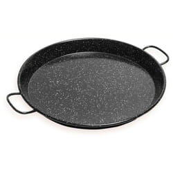 Briebe - Levante Poêle à Paella Induction 50 cm, Acier Émaillé, pour 14 Portions de Paella Noir