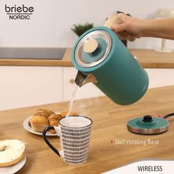 Briebe KT1165GRE bouilloire 1,7 L 2200 W Vert - Vue supplémentaire 6