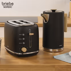 Briebe SKT1167BLK petit kit d'appareil ménager Noir, Bois - Vue supplémentaire 2