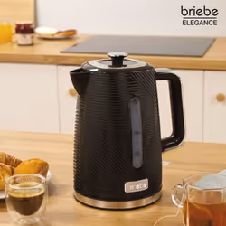 Briebe KT1168BLK bouilloire 1,7 L 2200 W Noir - Vue supplémentaire 6
