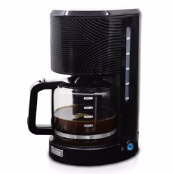 Briebe CM1171BLK, Machine à café filtre, 1,25 L, Café moulu, 1025 W, Noir