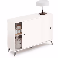 Transformez votre salon avec le buffet Lys de briebe, la solution parfaite pour garder votre vaisselle, nappes, etc. bien org ...