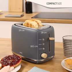 Briebe SKT1177GRY petit kit d'appareil ménager Gris - Vue supplémentaire 4