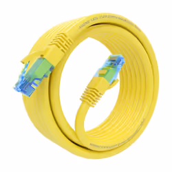 AISENS A135-0838 câble de réseau Jaune 5 m Cat6 U/UTP (UTP)