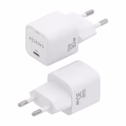 AISENS ASCH-30W1P018-W chargeur d'appareils mobiles Universel Blanc Secteur Charge rapide Intérieure