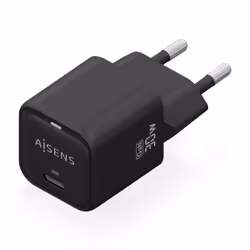 AISENS ASCH-30W1P019-BK chargeur d'appareils mobiles Universel Noir Secteur Charge rapide Intérieure