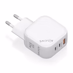 AISENS ASCH-65W3P026-W, Intérieure, Secteur, Blanc