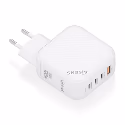 AISENS ASCH-100W4P028-W, Intérieure, Secteur, Blanc