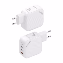 AISENS ASCH-100W4P028-W chargeur d'appareils mobiles Universel Blanc Secteur Charge rapide Intérieure