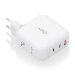 AISENS ASCH-140W3P030-W chargeur d'appareils mobiles Universel Blanc Secteur Charge rapide Intérieure