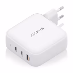 AISENS ASCH-140W3P030-W chargeur d'appareils mobiles Universel Blanc Secteur Charge rapide Intérieure