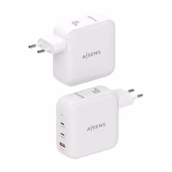 AISENS ASCH-140W3P030-W chargeur d'appareils mobiles Universel Blanc Secteur Charge rapide Intérieure