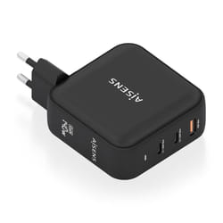 AISENS ASCH-140W3P031-BK chargeur d'appareils mobiles Universel Noir Secteur Charge rapide Intérieure