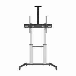AISENS FT100TE-259 support pour téléviseur 2,54 m (100") Noir, Argent