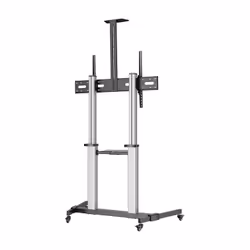 AISENS FT100TE-259 support pour téléviseur 2,54 m (100") Noir, Argent