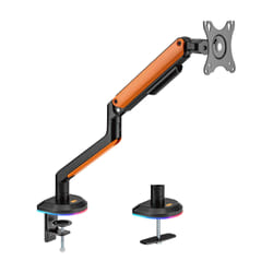 AISENS DT32TSR-249 support d'écran plat pour bureau Noir, Orange