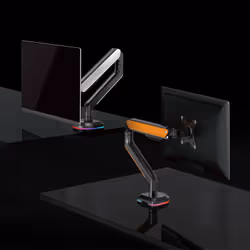 AISENS DT32TSR-249 support d'écran plat pour bureau Noir, Orange - Vue supplémentaire 4