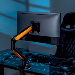 AISENS DT32TSR-249 support d'écran plat pour bureau Noir, Orange - Vue supplémentaire 5