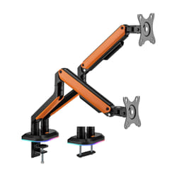AISENS DT32TSR-251 support d'écran plat pour bureau 32" Noir, Orange