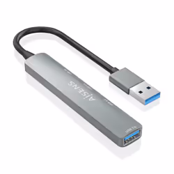 AISENS A106-0859 hub & concentrateur USB 3.2 Gen 1 (3.1 Gen 1) Type-A 5000 Mbit/s Gris