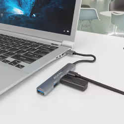 AISENS A106-0859 hub & concentrateur USB 3.2 Gen 1 (3.1 Gen 1) Type-A 5000 Mbit/s Gris - Vue supplémentaire 5
