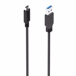 AISENS A107-0860, 2 m, USB C, USB A, USB 3.2 Gen 2 (3.1 Gen 2), 10 Gbit/s, Noir