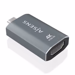 AISENS A109-0862, HDMI A, USB C, Gris