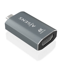 AISENS A109-0862 changeur de genre de câble HDMI A USB C Gris