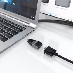 AISENS A109-0863 changeur de genre de câble VGA USB C Noir, Gris - Vue supplémentaire 5