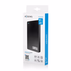 AISENS ASE-2541B Boîtier de disques de stockage Boîtier HDD Noir 2.5" - Vue supplémentaire 7