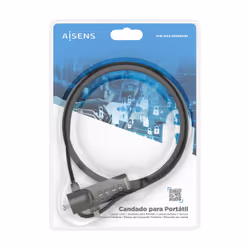 AISENS ASLK-D40N03-BK câble antivol Noir 1,5 m - Vue supplémentaire 7