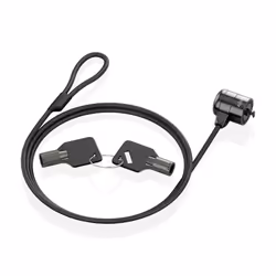 AISENS ASLK-D40K04-BK, 1,5 m, Kensington, Clé, Acier, Noir