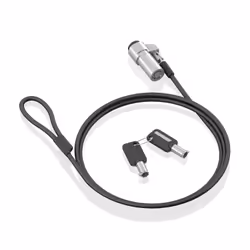 AISENS ASLK-D45K06-BK, 1,5 m, Nano, Clé, Acier, Noir