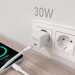 AISENS ASCH-30W1P035-W chargeur d'appareils mobiles Universel Blanc Secteur Charge rapide Intérieure - Vue supplémentaire 5