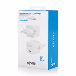 AISENS ASCH-30W1P035-W chargeur d'appareils mobiles Universel Blanc Secteur Charge rapide Intérieure - Vue supplémentaire 6