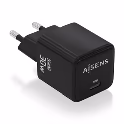 AISENS ASCH-30W1P036-BK, Intérieure, Secteur, Noir
