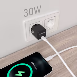 AISENS ASCH-30W1P036-BK chargeur d'appareils mobiles Universel Noir Secteur Charge rapide Intérieure - Vue supplémentaire 4