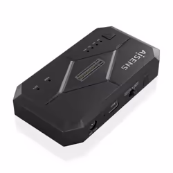 AISENS ASDS-M2SATA04B Station d'accueil de disques de stockage USB 3.2 Gen 1 (3.1 Gen 1) Type-C Noir