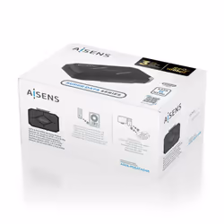 AISENS ASDS-M2SATA04B Station d'accueil de disques de stockage USB 3.2 Gen 1 (3.1 Gen 1) Type-C Noir - Vue supplémentaire 7