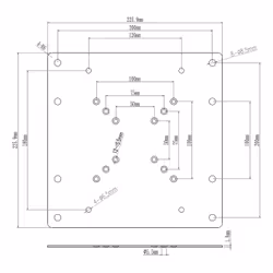 AISENS ACC001-289 kit de support Noir Acier - Vue supplémentaire 6
