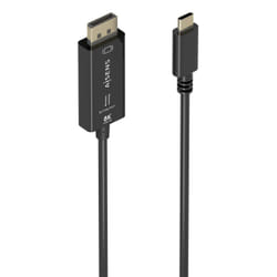 AISENS A109-0879 câble vidéo et adaptateur 1,8 m USB Type-C DisplayPort Noir
