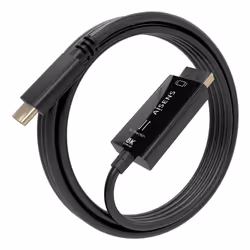 AISENS A109-0879 câble vidéo et adaptateur 1,8 m USB Type-C DisplayPort Noir