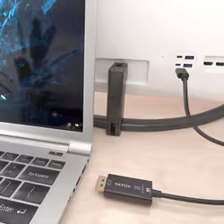 AISENS A109-0879 câble vidéo et adaptateur 1,8 m USB Type-C DisplayPort Noir - Vue supplémentaire 4