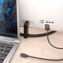 AISENS A109-0879 câble vidéo et adaptateur 1,8 m USB Type-C DisplayPort Noir - Vue supplémentaire 5