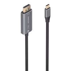 AISENS A109-0880, 1,8 m, USB Type-C, DisplayPort, Mâle, Mâle, Droit