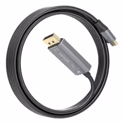 AISENS A109-0880 câble vidéo et adaptateur 1,8 m USB Type-C DisplayPort Noir
