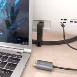 AISENS A109-0880 câble vidéo et adaptateur 1,8 m USB Type-C DisplayPort Noir - Vue supplémentaire 4